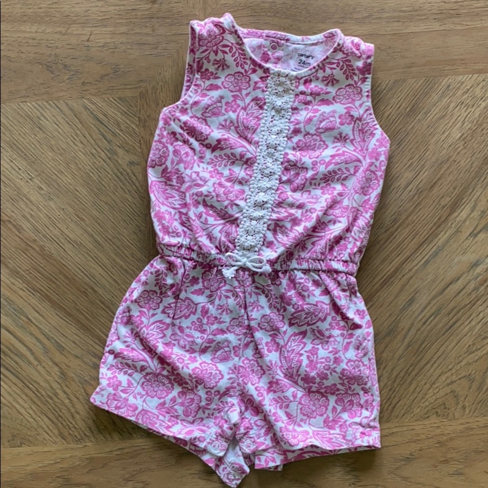Cute floral romper by carters (24m)